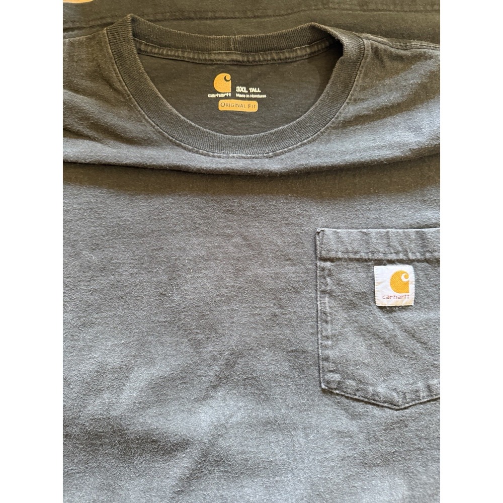 Carhartt Original Fit Workwear Pocket T-Shirt Charcoal Mens 3XL Tall (B)
